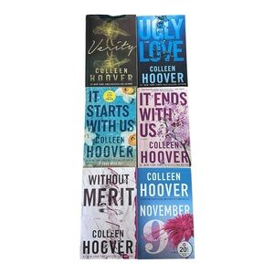 Lot of 6 Colleen Hoover Books Trade Paperback Good Condition Romance Twist Novel